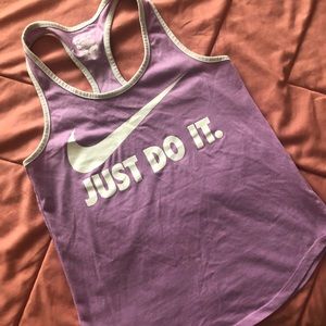 Nike racer back tank